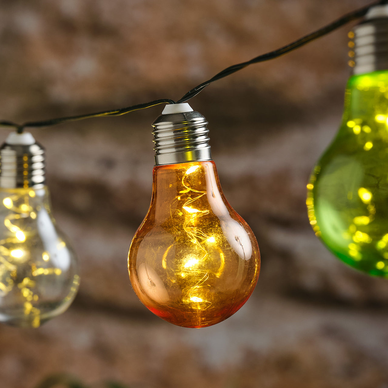 Pastel Cap Micro Solar Festoon Lights