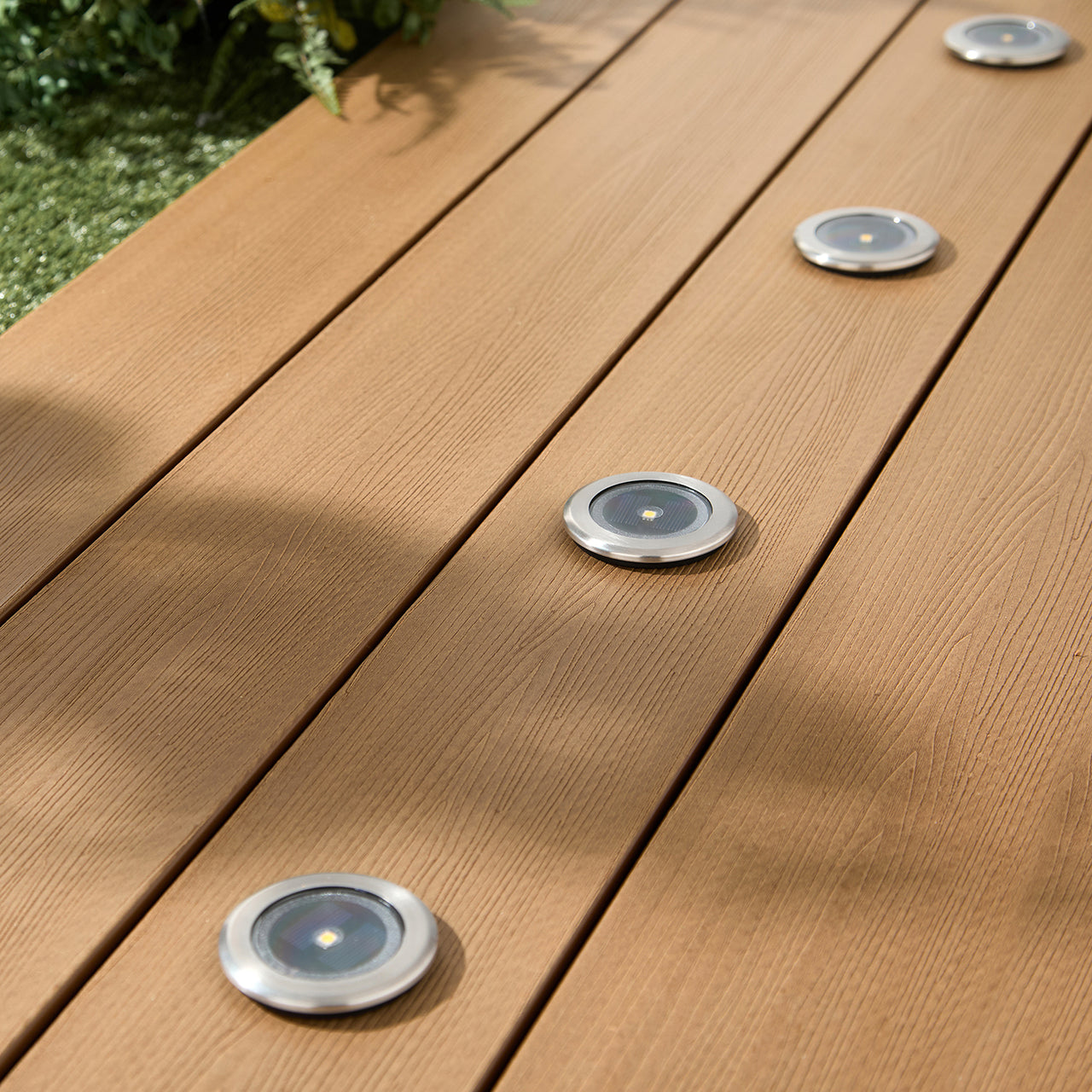 4 Solar Decking Spotlights