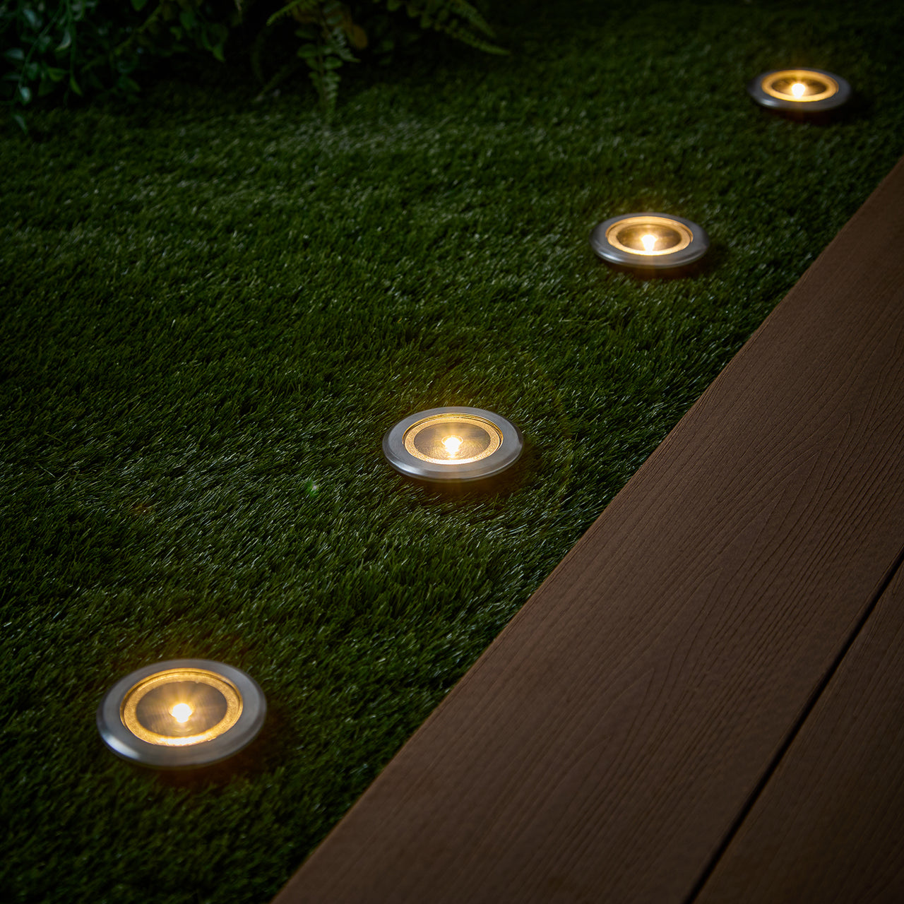4 Solar Decking Spotlights | Garden Lights & Decoration