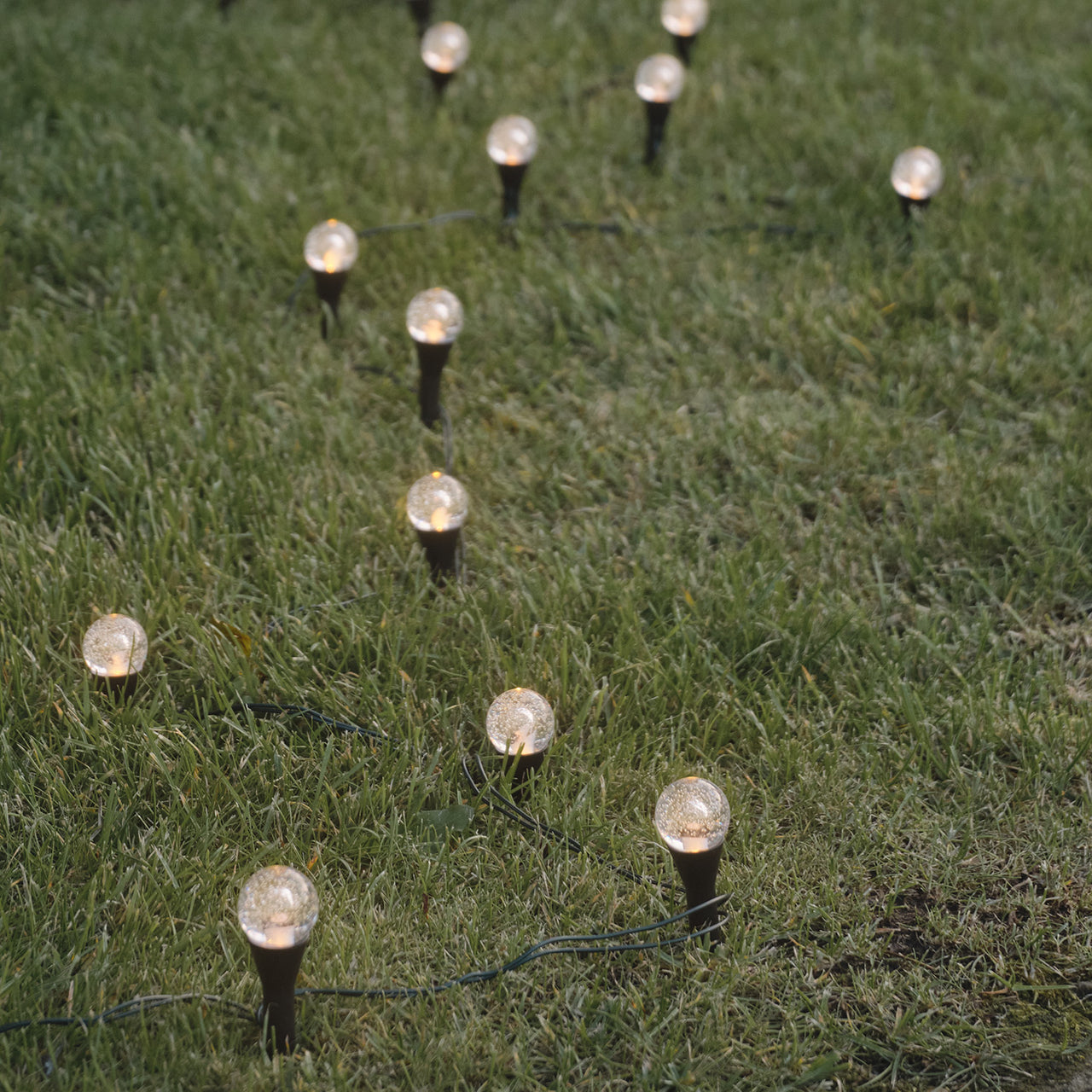 Pacific Mini Bubble Solar Stake Lights | Summer Garden Decoration