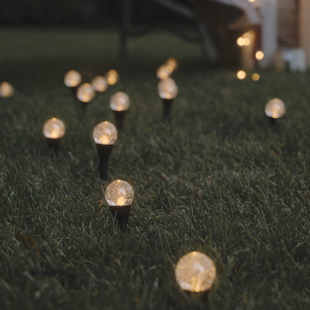 Pacific Mini Bubble Solar Stake Lights | Summer Garden Decoration
