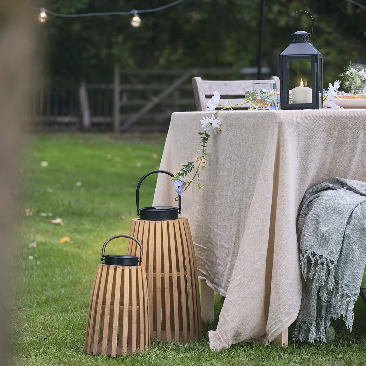 Sol Wooden Solar Lantern