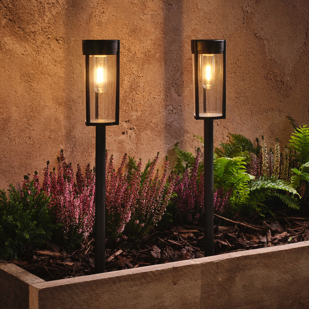 2 Woburn Solar Stake Lights