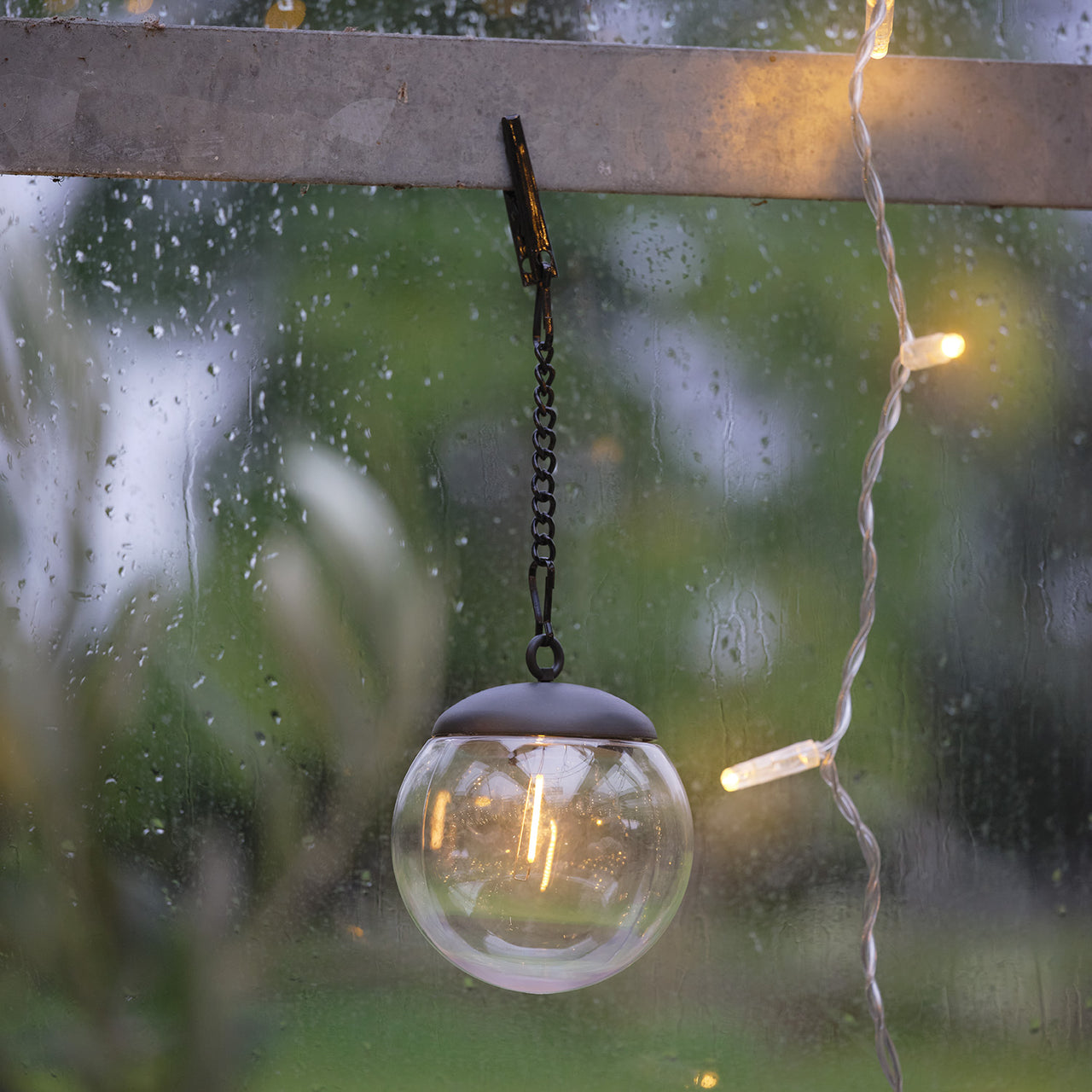Globe Filament Solar Hanging Lantern