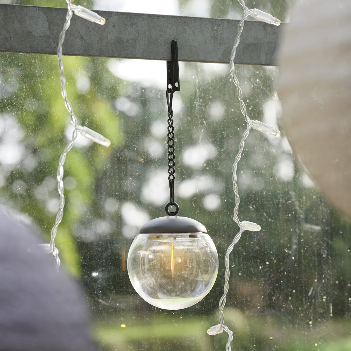 Large Hanging Solar Retailer Lights Outdoor Set Of 2 Lampions, Ø Rigorous 40 Cm – Weatherproof