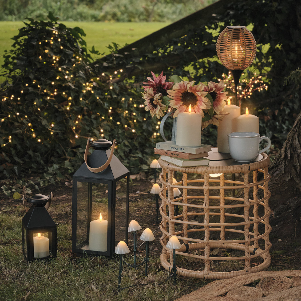 Hygge Solar Garden Table