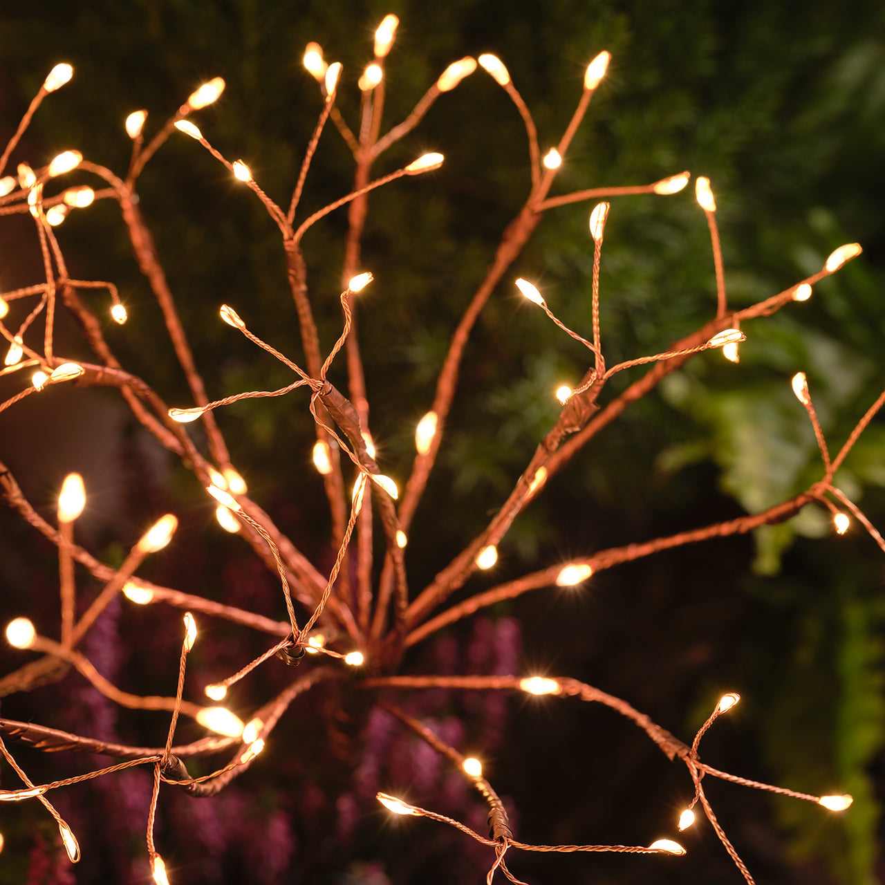 Gold Starburst Solar Stake Light | Summer Garden Decoration
