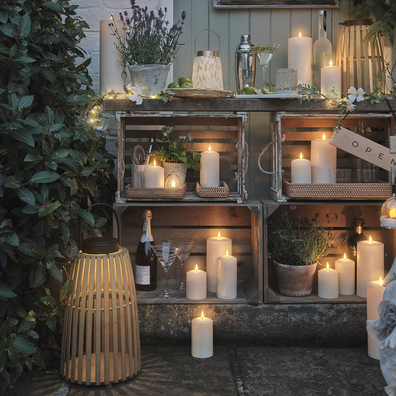 6 TruGlow® Waterproof Outdoor Candles