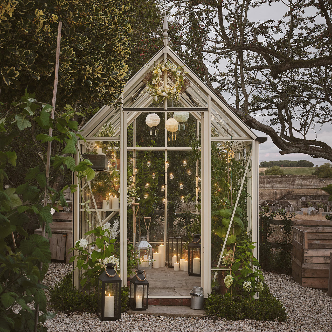 3 Pastel Lucena Tassel Hanging Solar Lanterns