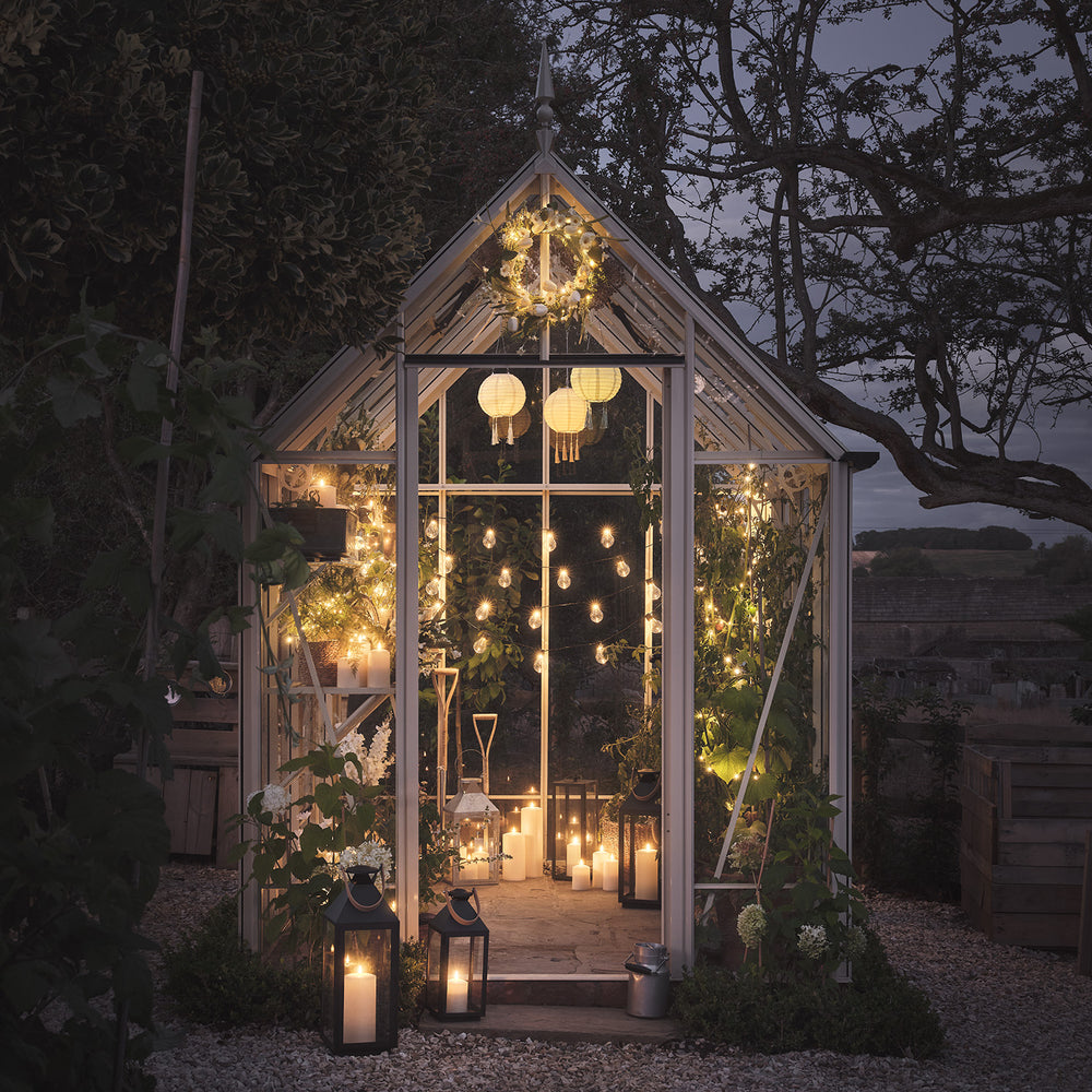 20 Warm White Carnival Plug In Festoon Lights