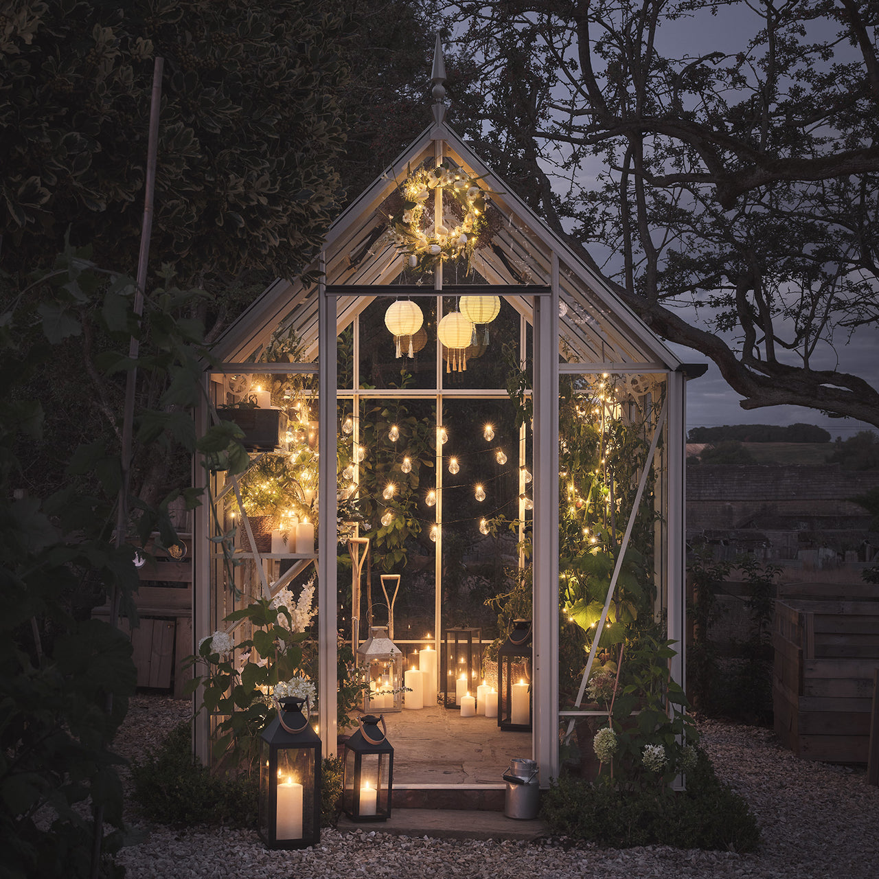 20 Warm White Carnival Plug In Festoon Lights