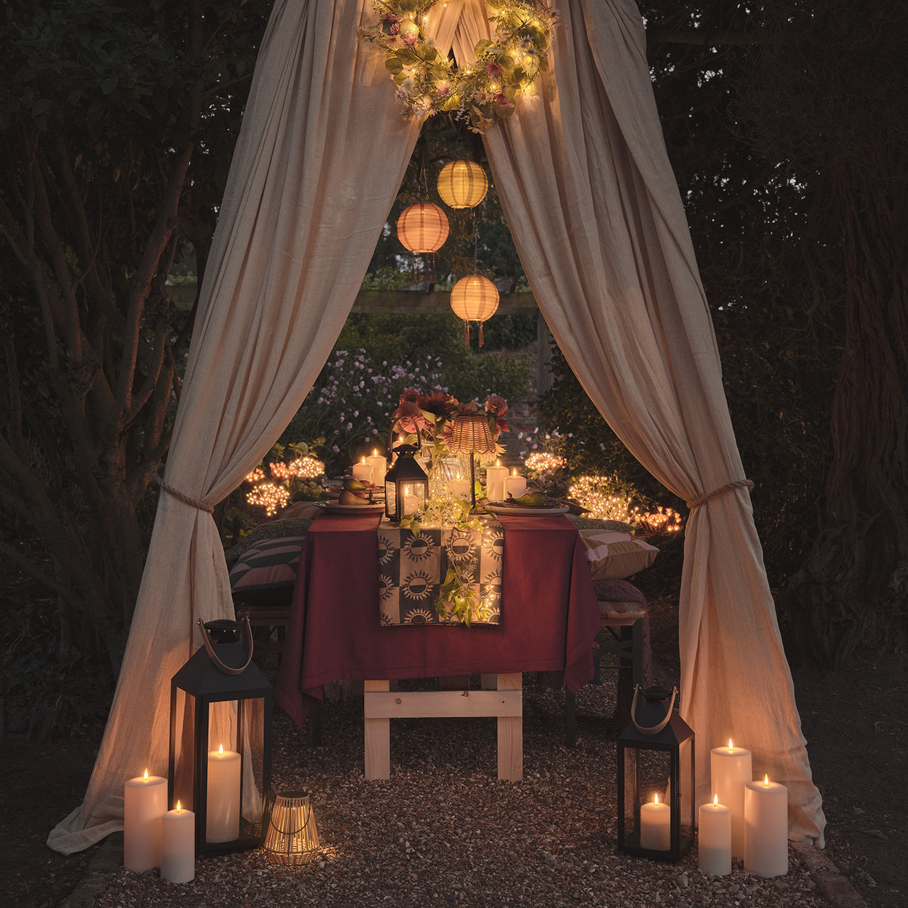 Brixham Leather Handle Lantern Duo with TruGlow® Candles