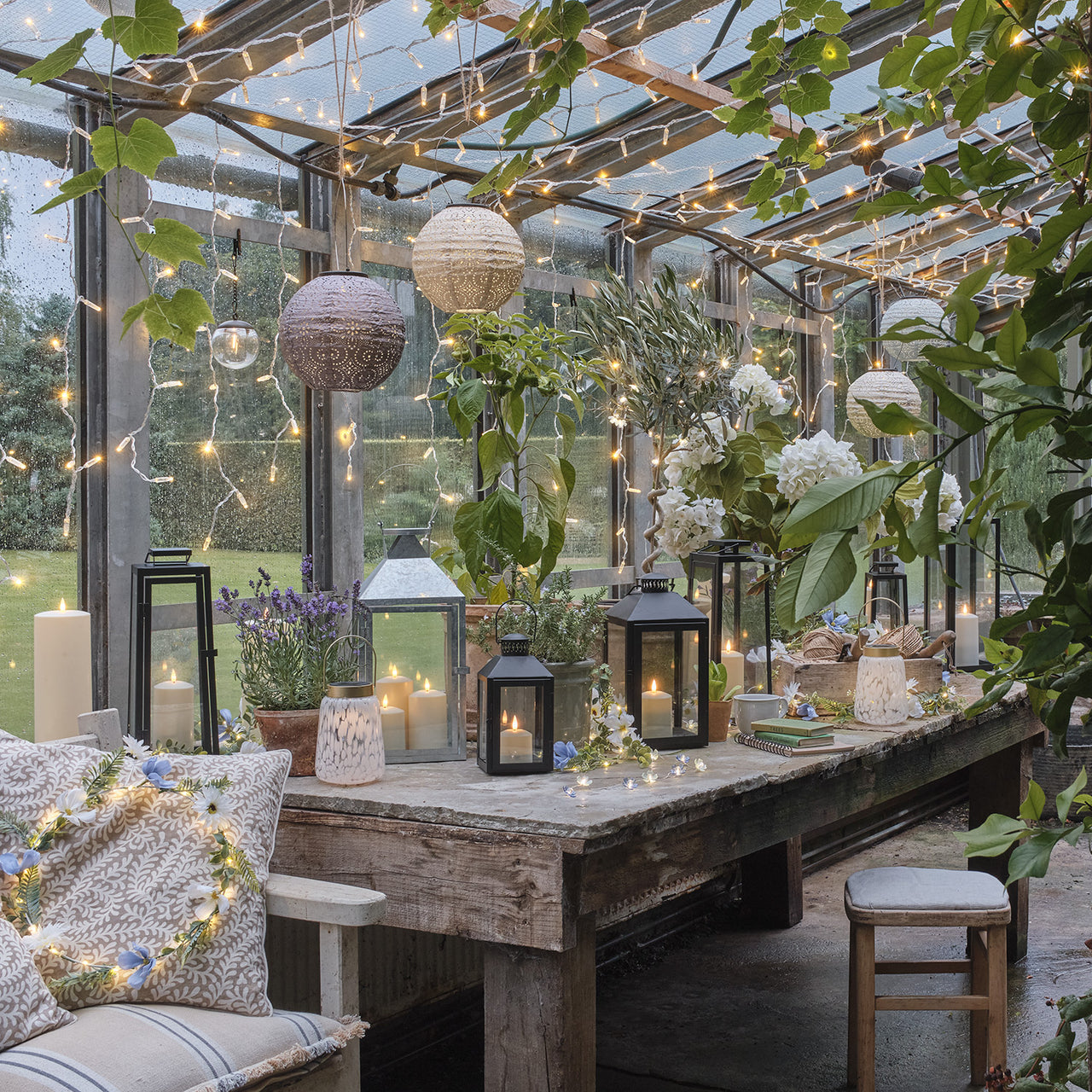 Seaton Lantern with TruGlow® Candle