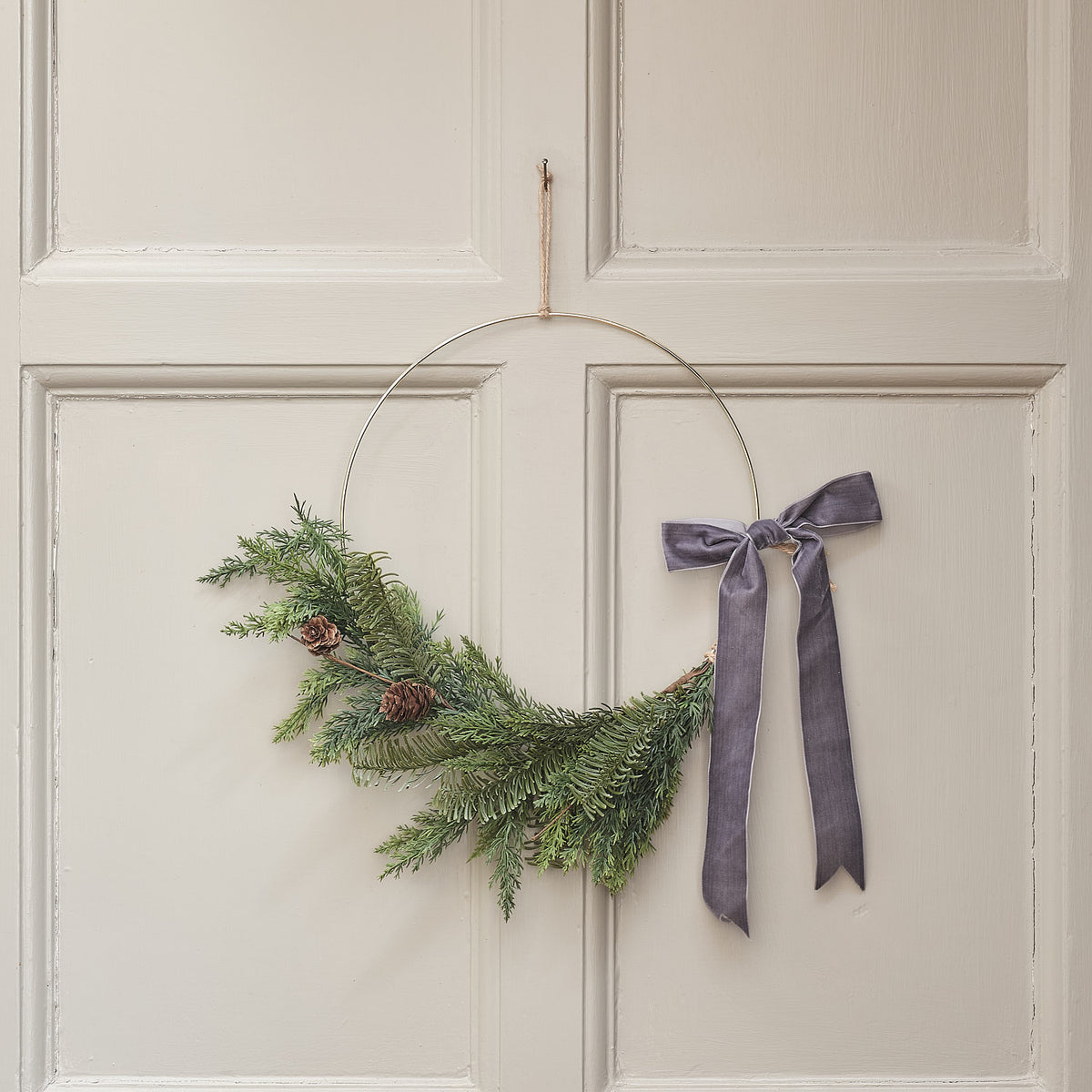 35cm Once Upon a Star Christmas Ring Wreath