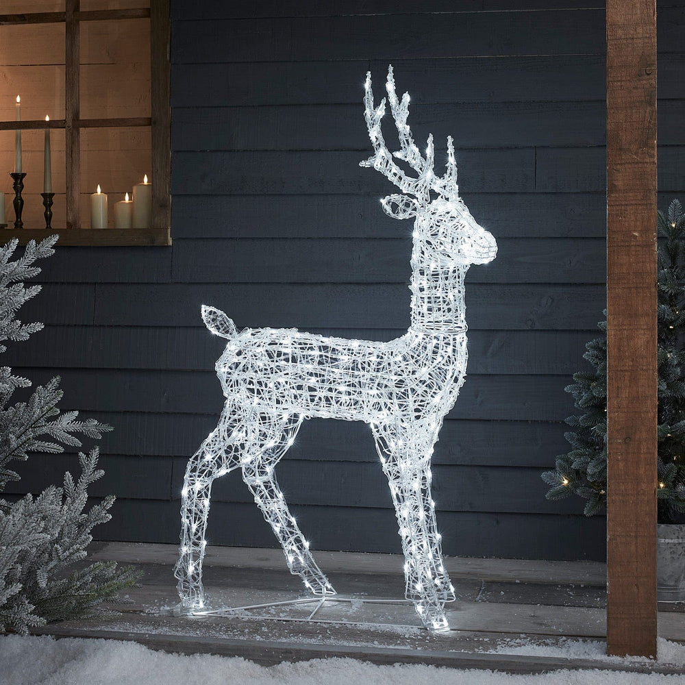 Led Window Raindeer Light Up Reindeer UK