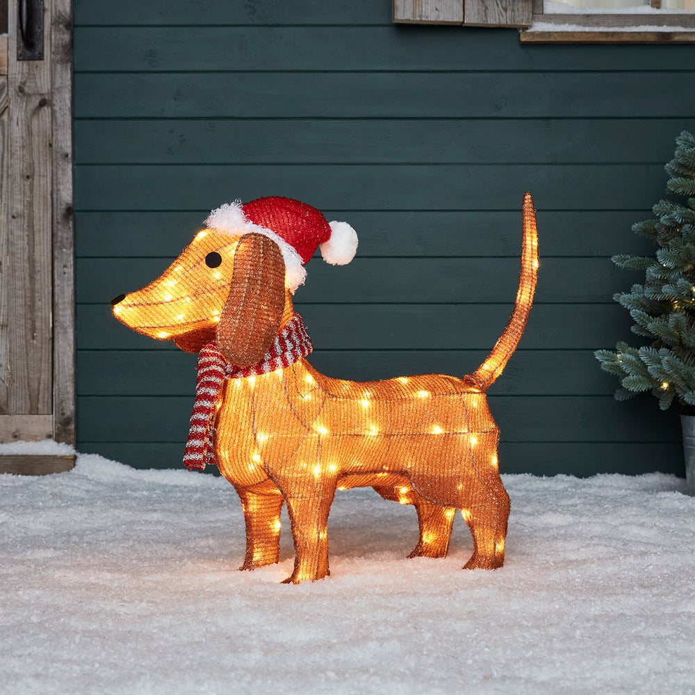 Plush Dachshund Figure