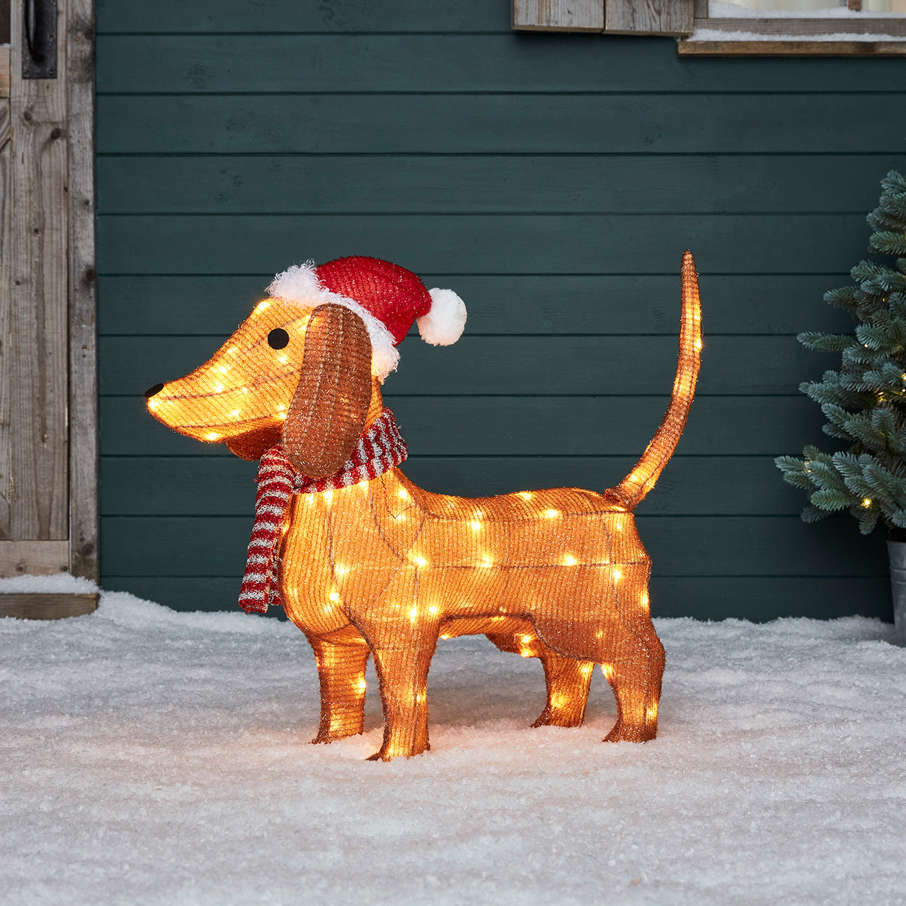 Plush Dachshund Figure