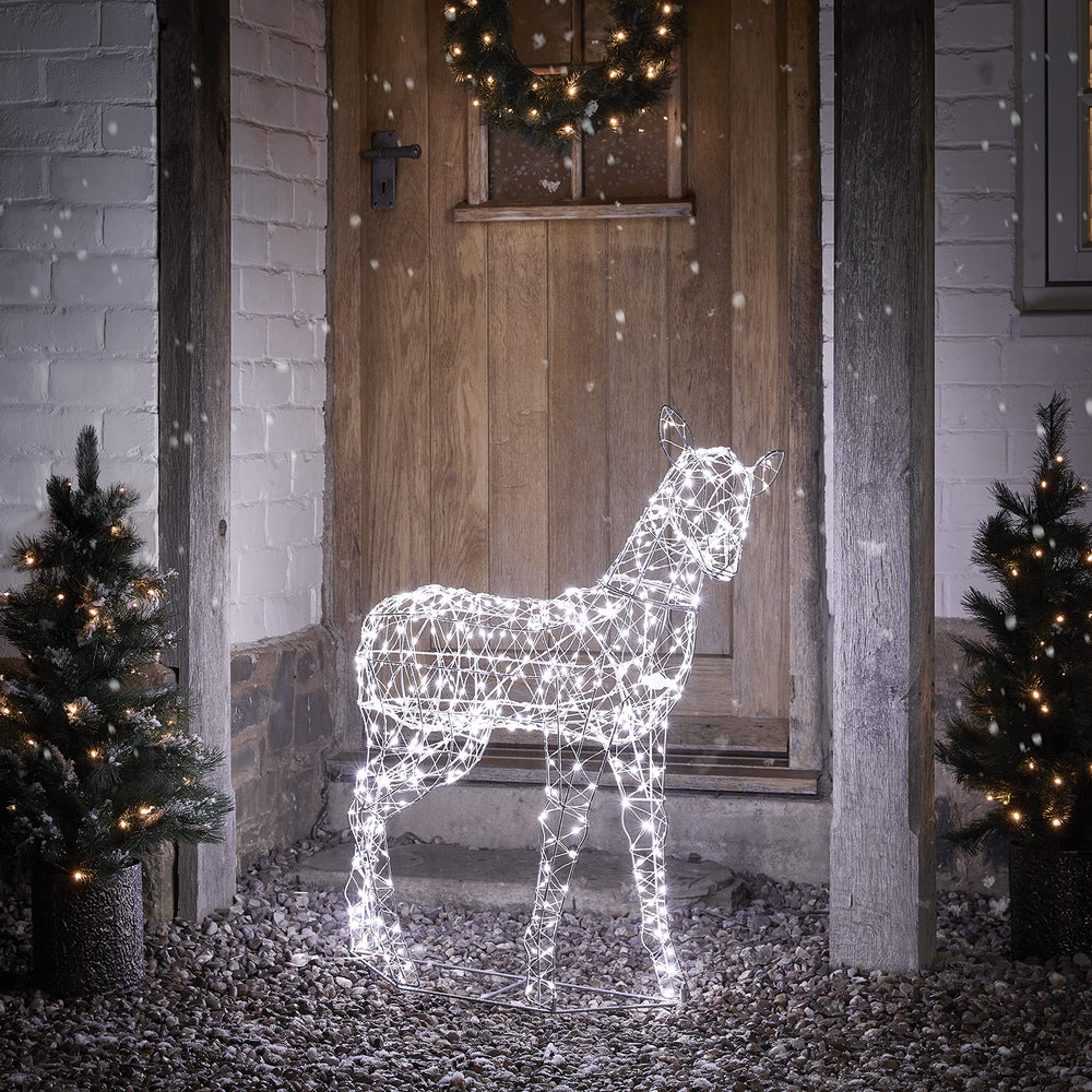 Duchy Doe Dual Colour Micro LED Light Up Reindeer