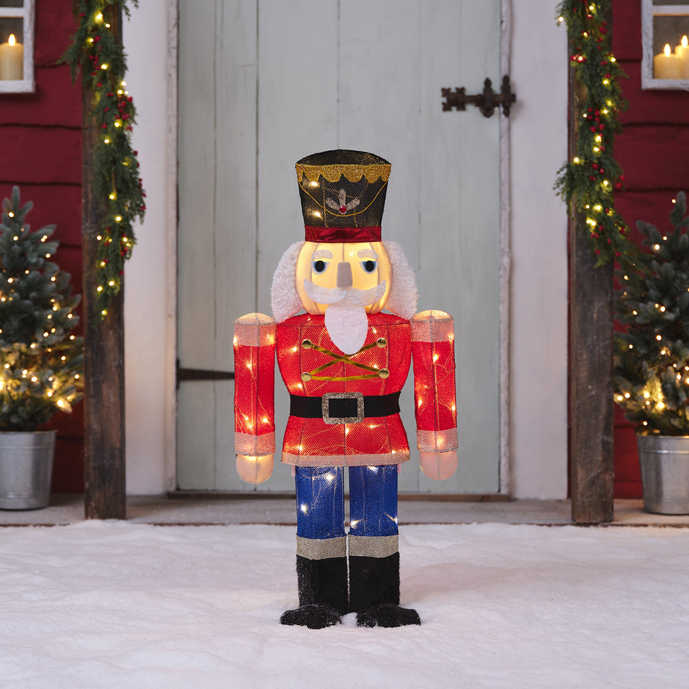 91cm Nutcracker Light Up Christmas Figure