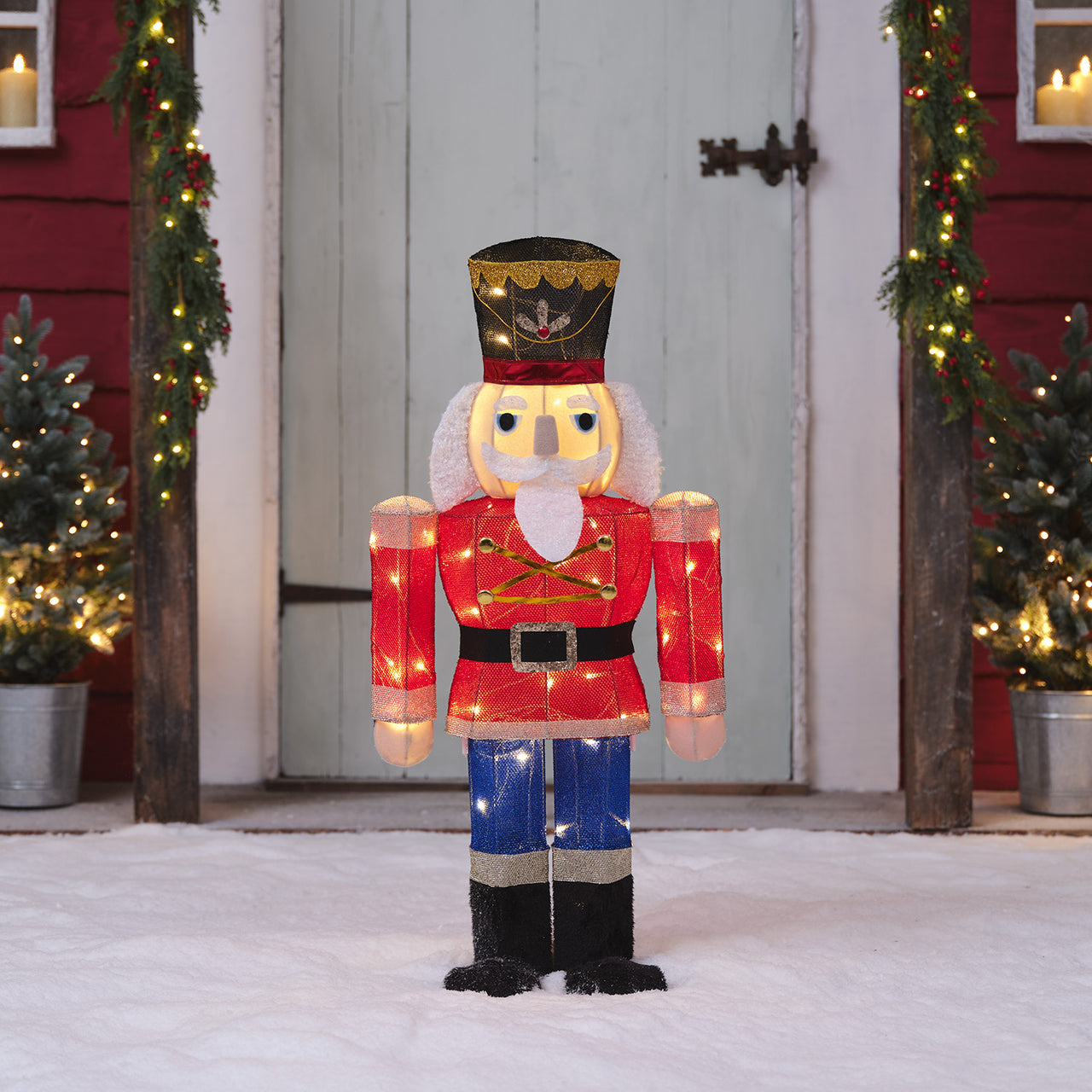 91cm Nutcracker Light Up Christmas Figure