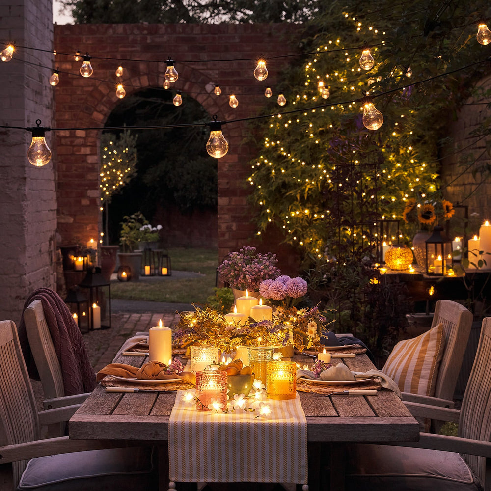 Core Connect 55m 110 Warm White Connectable Festoon Lights