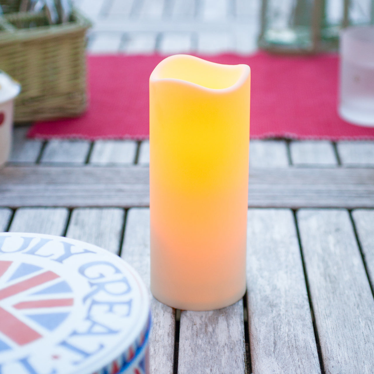 Large Outdoor Battery Led Candle