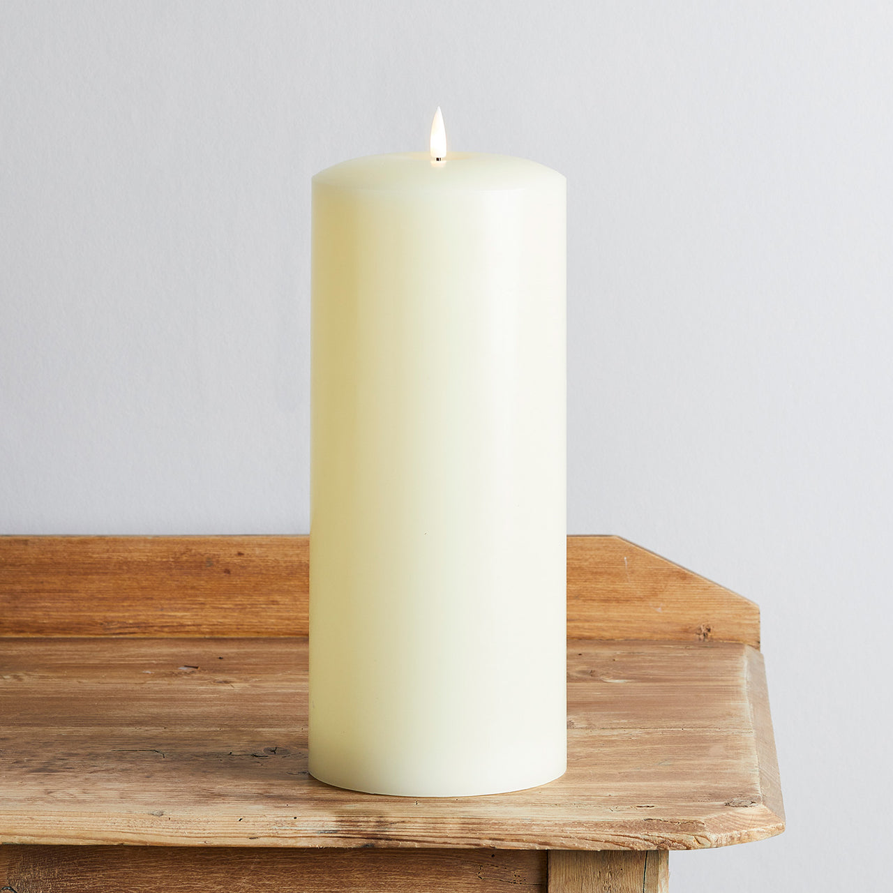 TruGlow® Ivory LED Chapel Candle 30cm