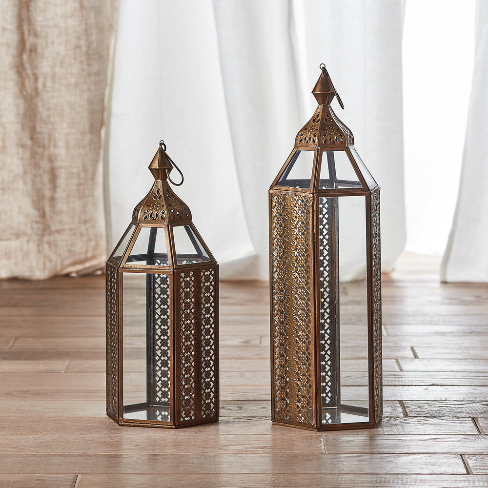 Asilah Artisan Moroccan Lantern Duo