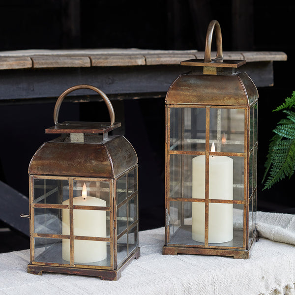 Brass Indoor TruGlow® Candle Lantern