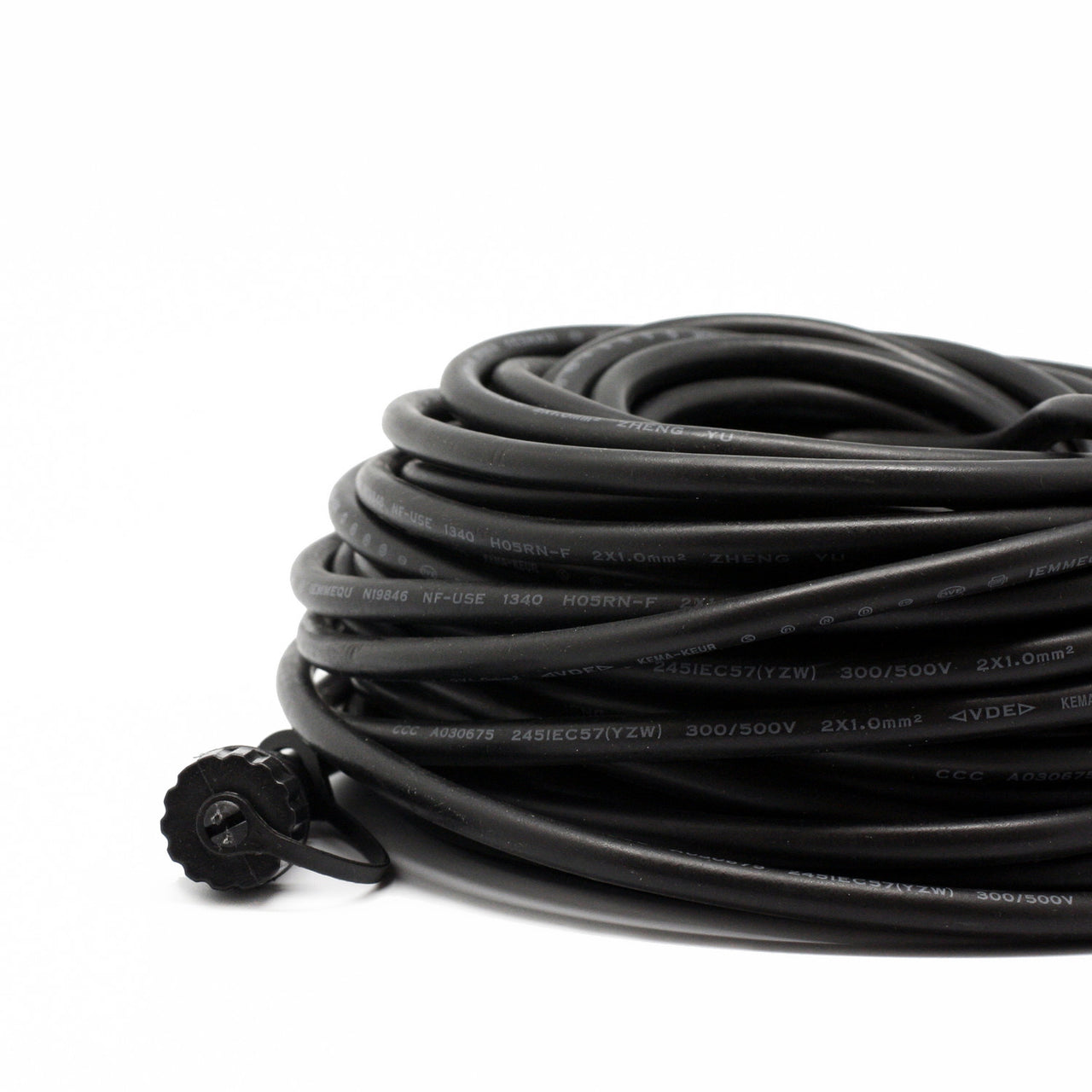 5M Black Rubber Extension Cable Type A