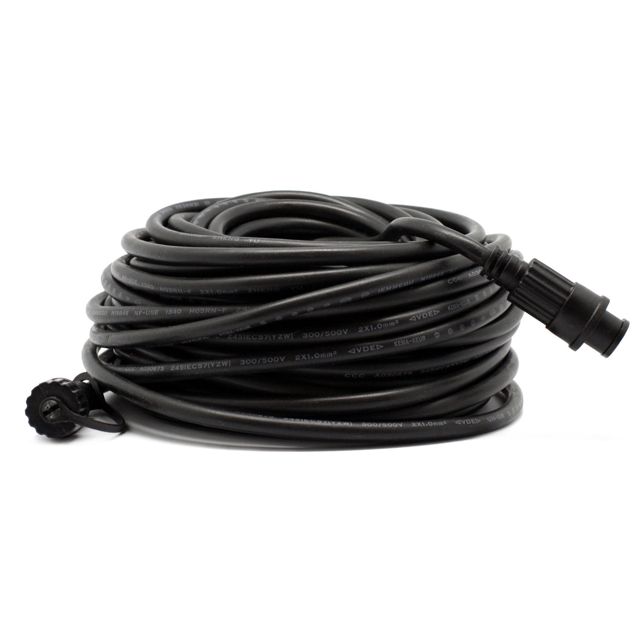 5M Black Rubber Extension Cable Type A