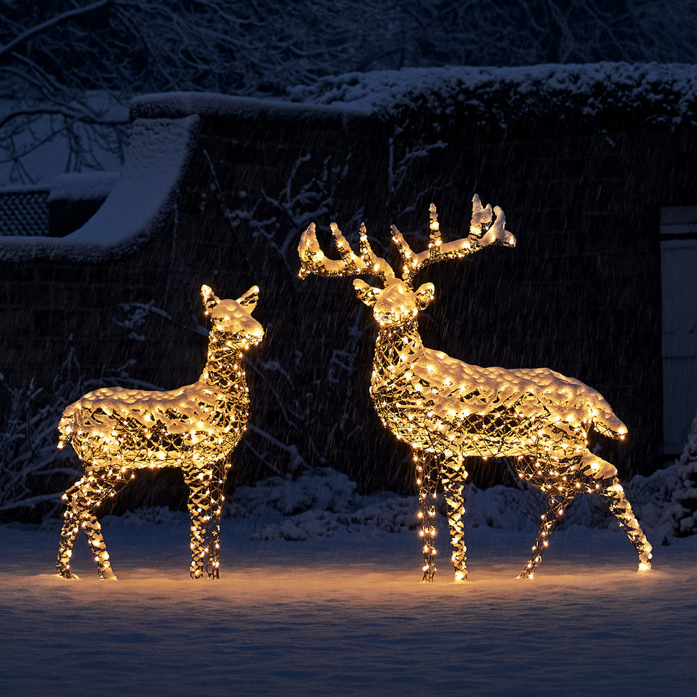 Led Window Raindeer Light Up Reindeer | Outdoor Light Up Reindeer UK
