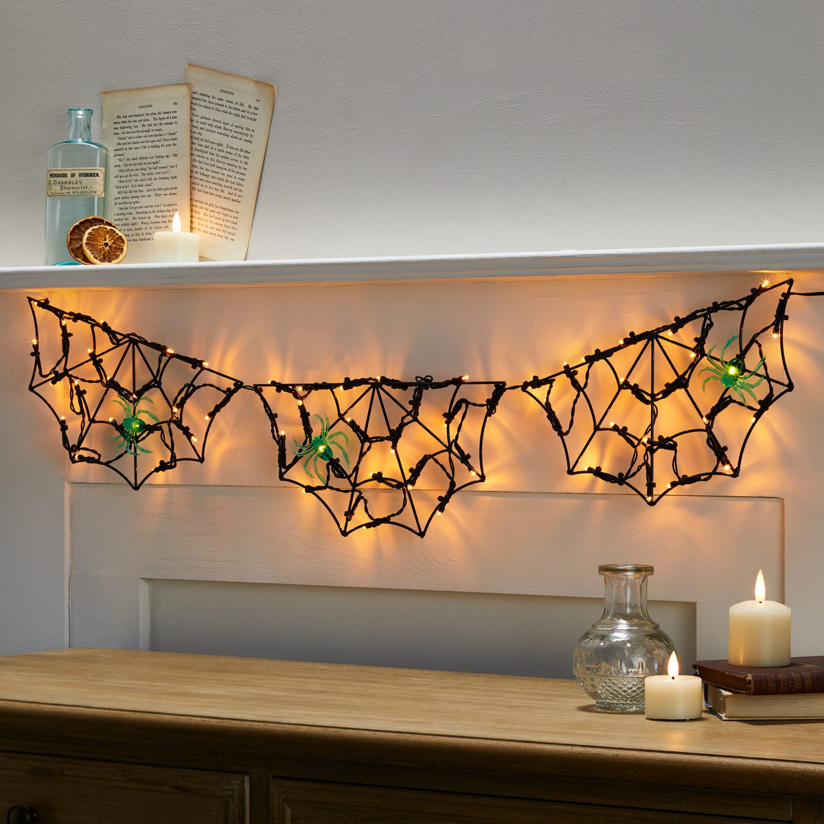 90cm Spider Web Battery Light