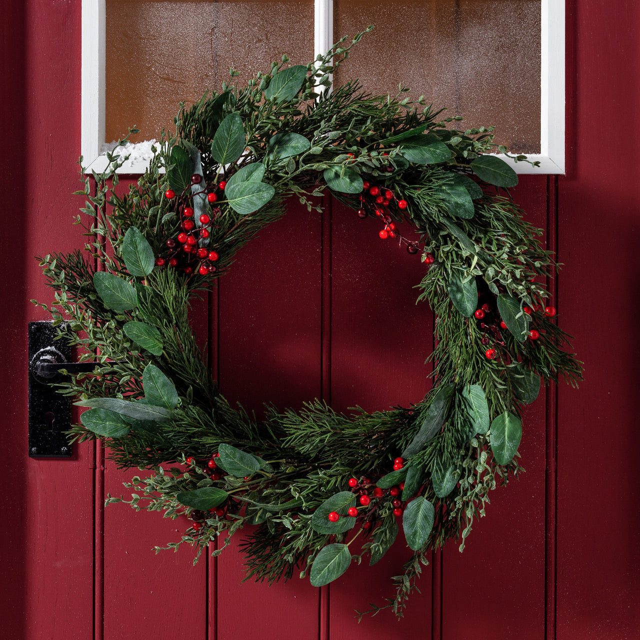 60Cm Red Berry Christmas Wreath