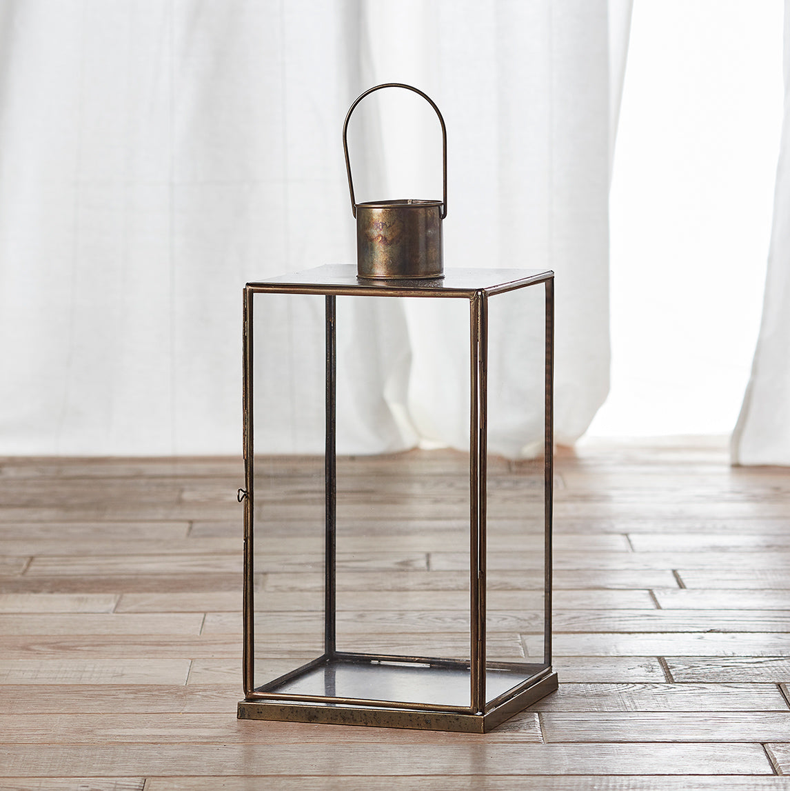 Leif Artisan Glass Lantern