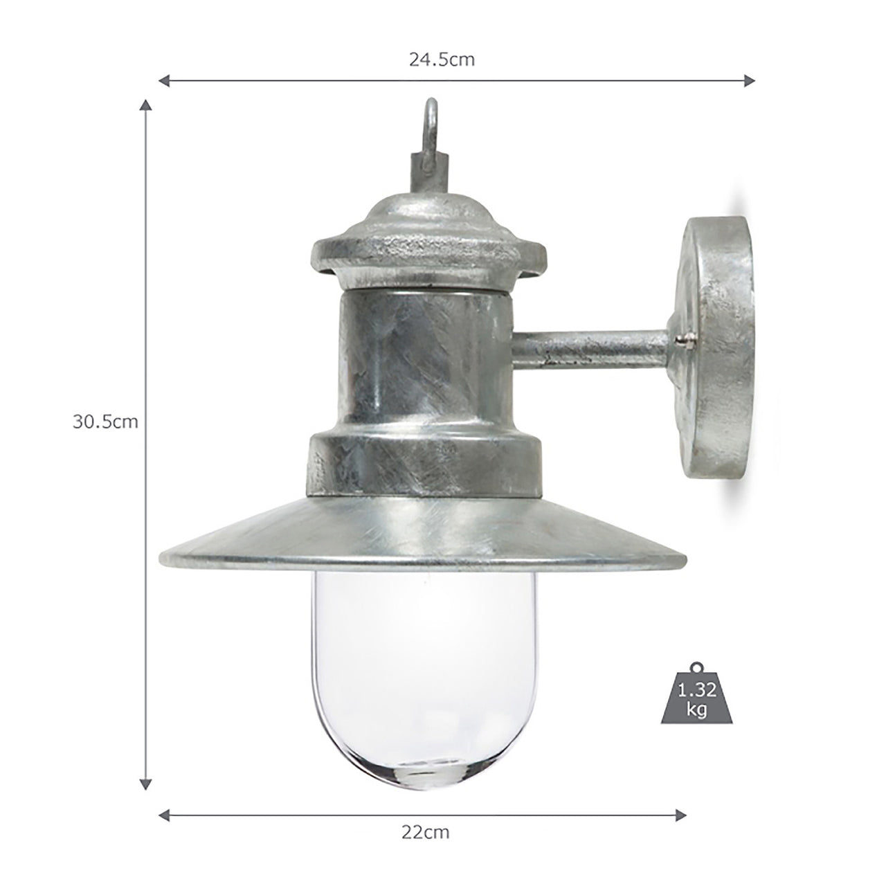 St Ives Ship Outdoor Wall Light