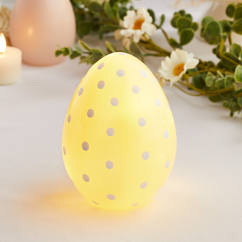 Glass Easter Egg Light