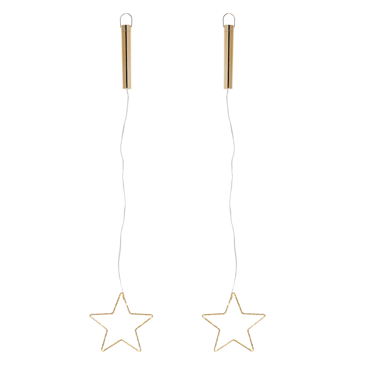 15cm Gold Osby Star Light Duo