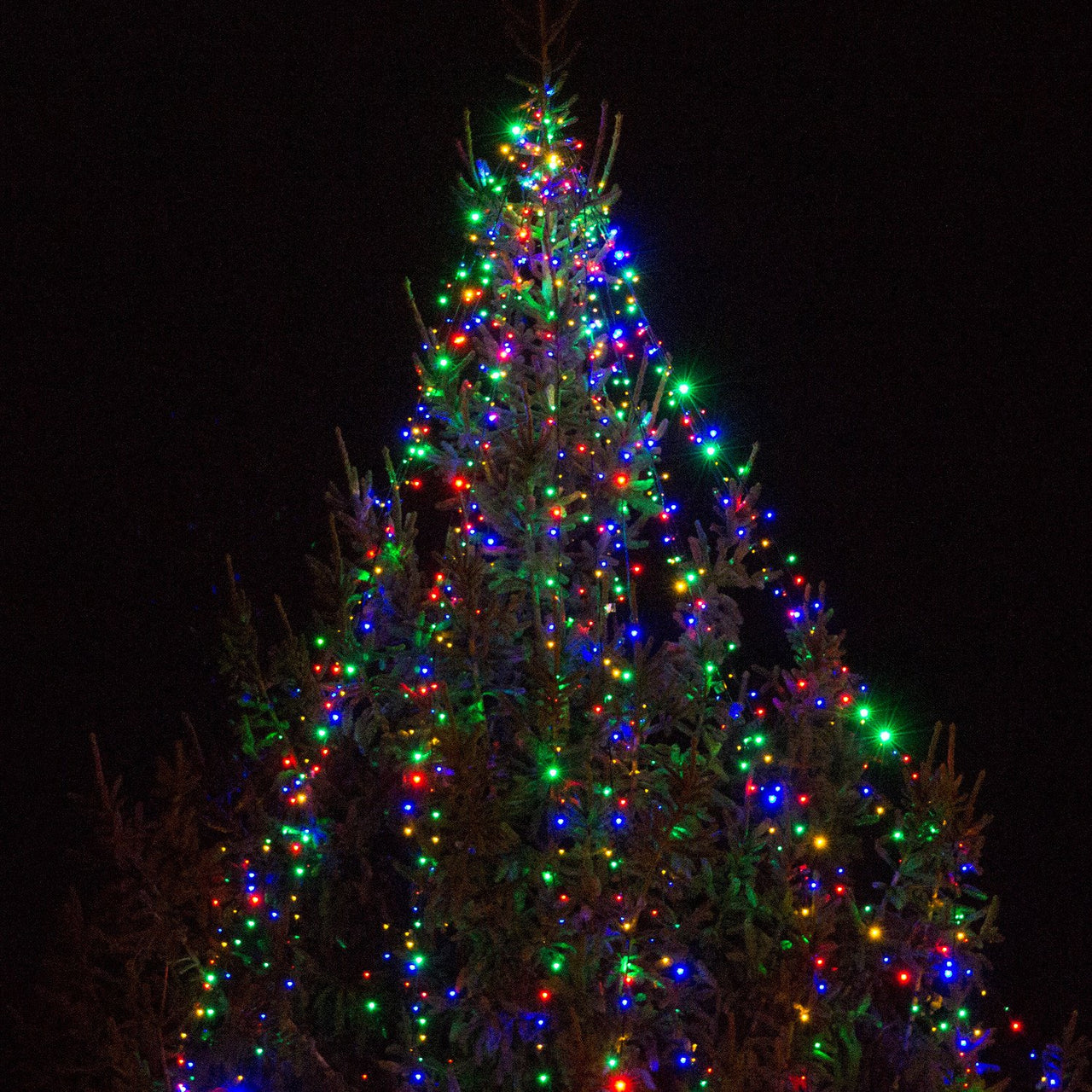 Core Connect 30m 300 Multi Coloured Connectable Fairy Lights Green Cable