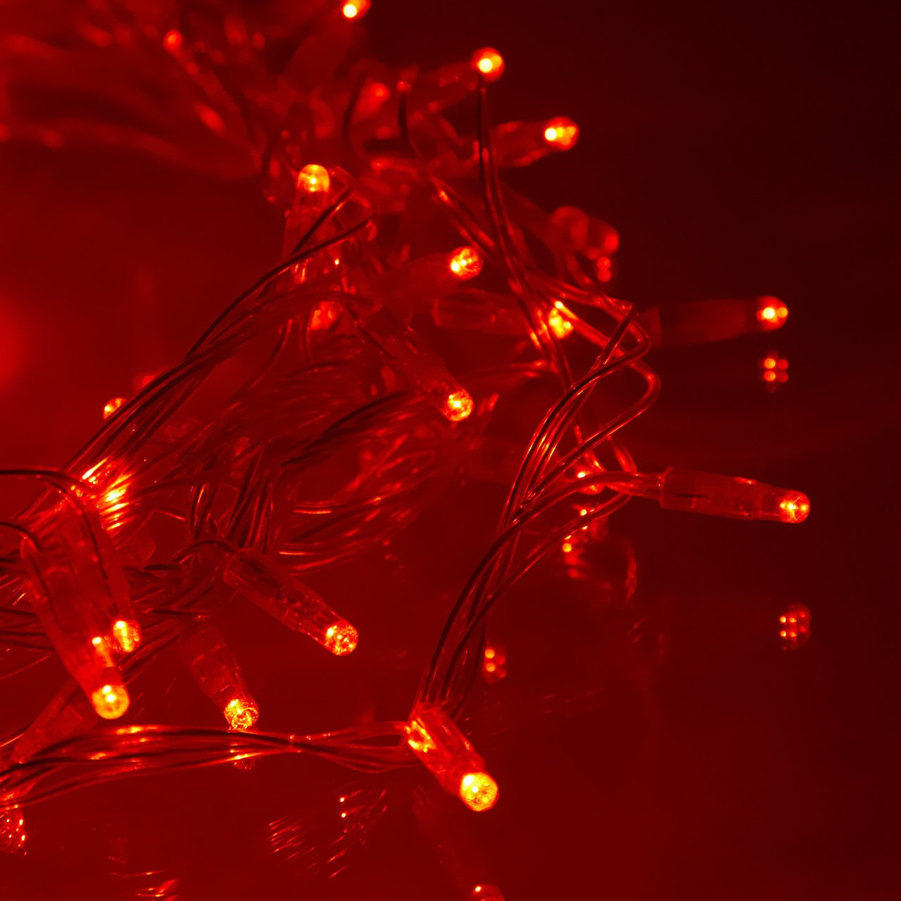 Core Connect 30m 300 Red Connectable Fairy Lights Clear Cable