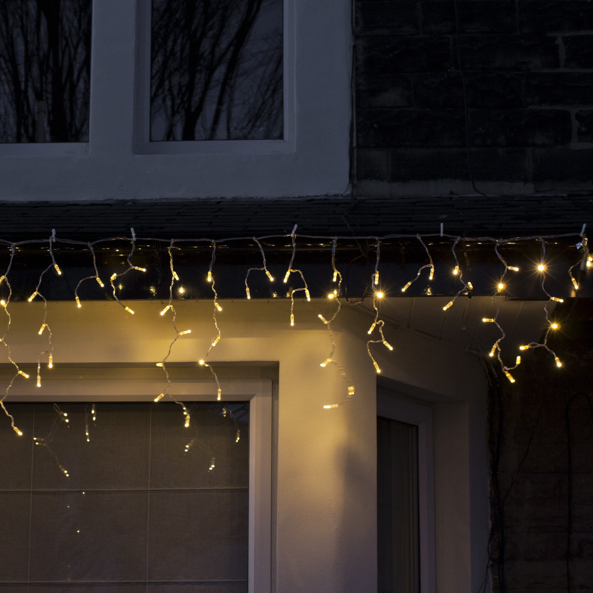 Led Light 2m Core Connect 2m 64 Warm White Connectable Icicle Lights Clear Cable