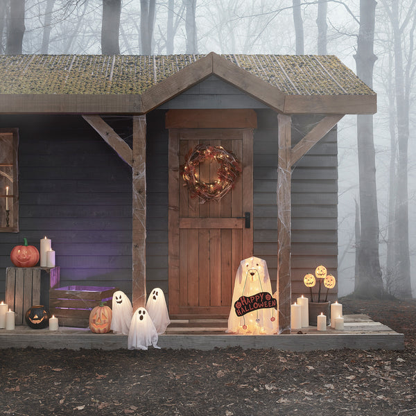 Ghost Dog Halloween Decoration – Lights4fun.co.uk