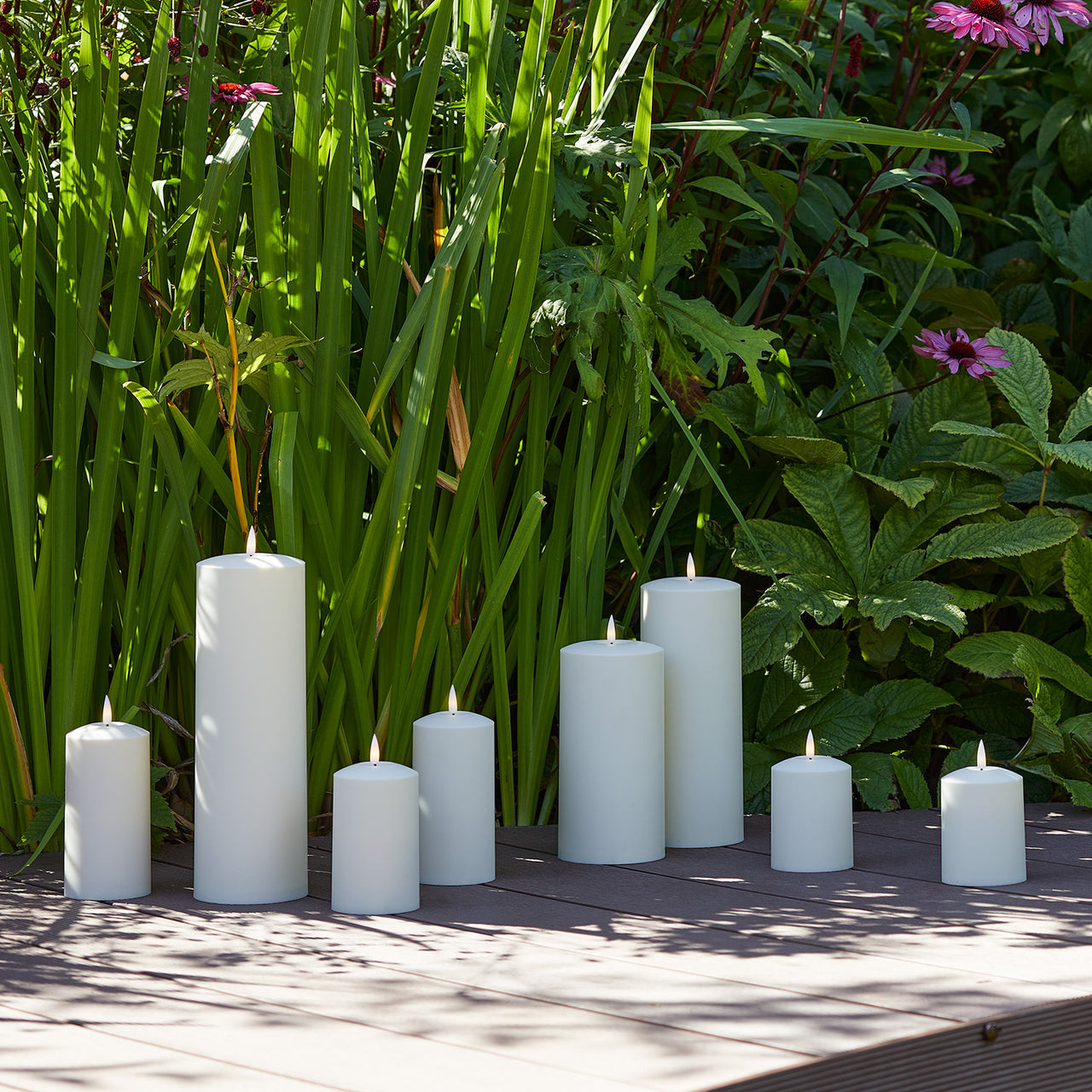 TruGlow® Waterproof Outdoor Candle Bundle