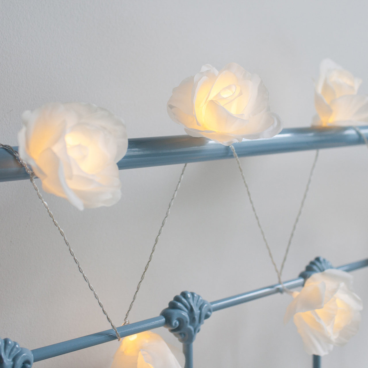 20 Warm White Led Juliet Rose Fairy Lights