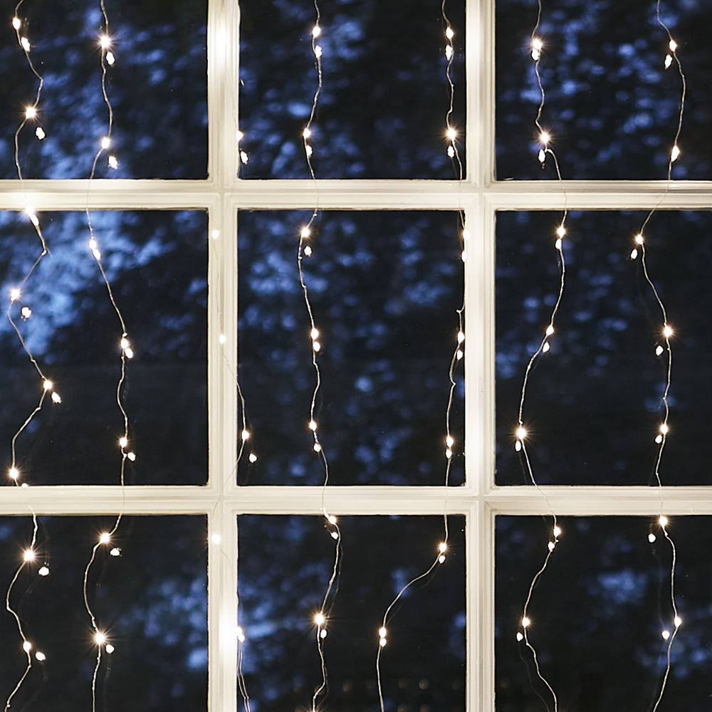 200 Warm White Micro Led Curtain Light