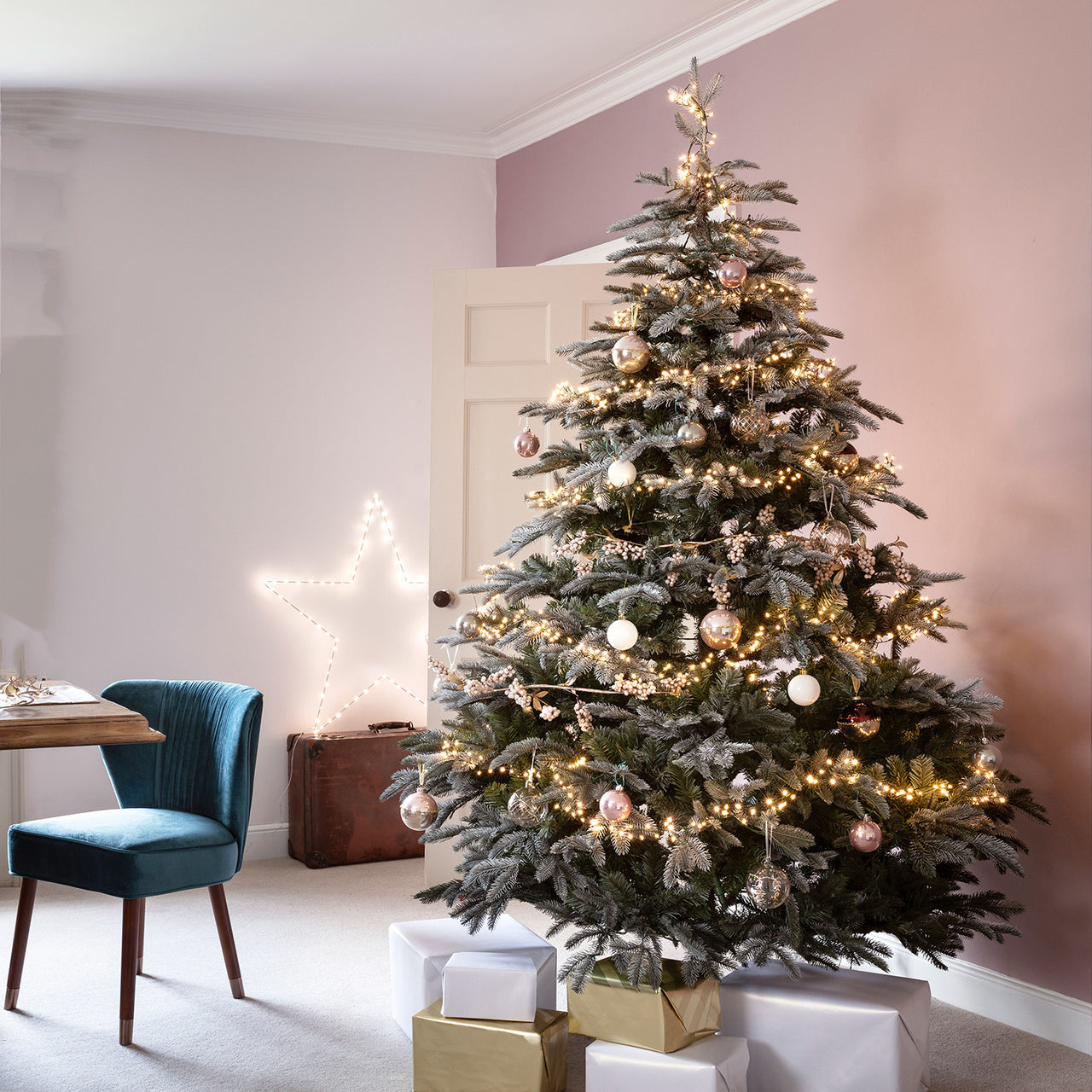 Warm White LED Micro Cluster Lights | Cluster Christmas Lights UK