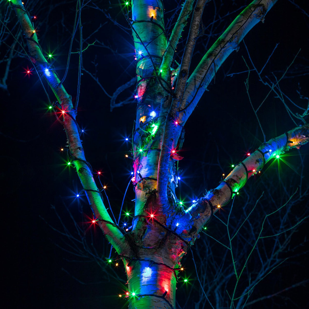 Multi String Lights 100m 1000 Multi Coloured Connectable String Lights