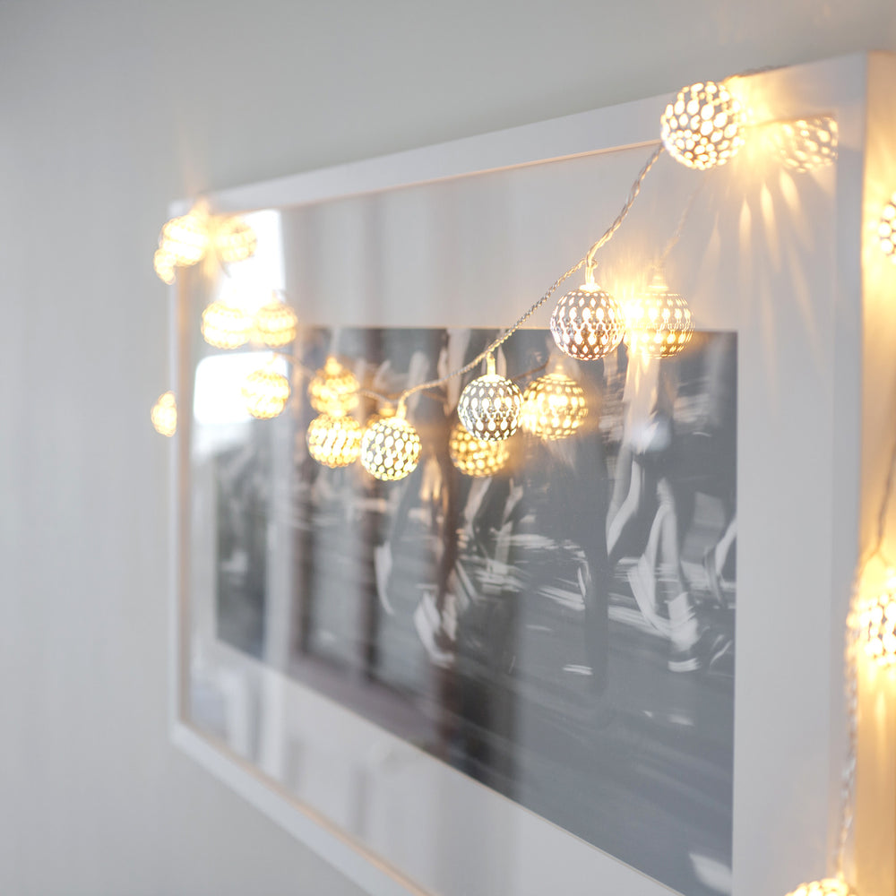 Silver Tangier Moroccan Fairy Lights